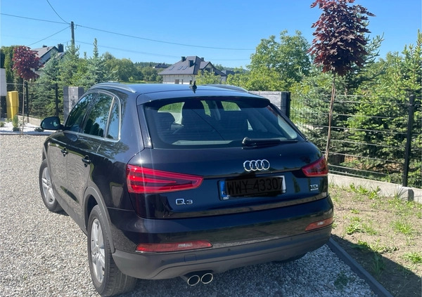 Audi Q3 cena 63900 przebieg: 154000, rok produkcji 2012 z Brzesko małe 46